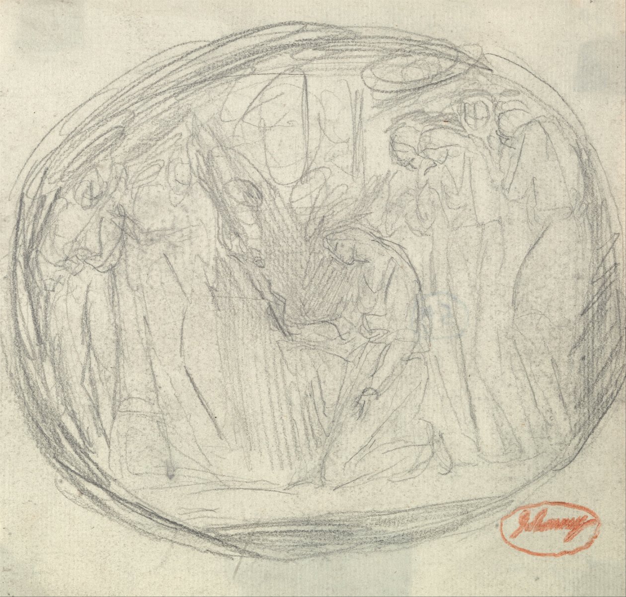 Executie van Mary Stuart door George Romney