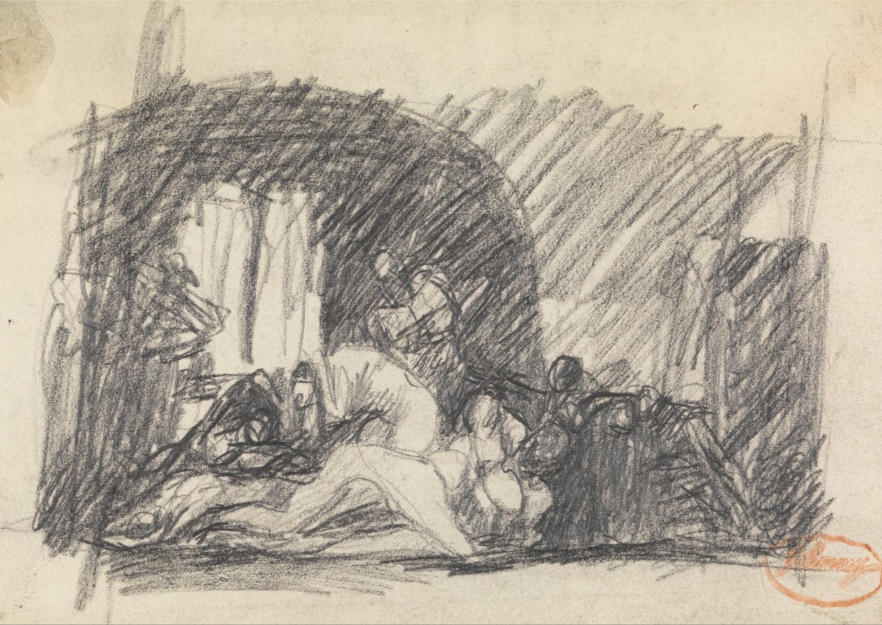 Figuur Samenstelling Studie 7 door George Romney