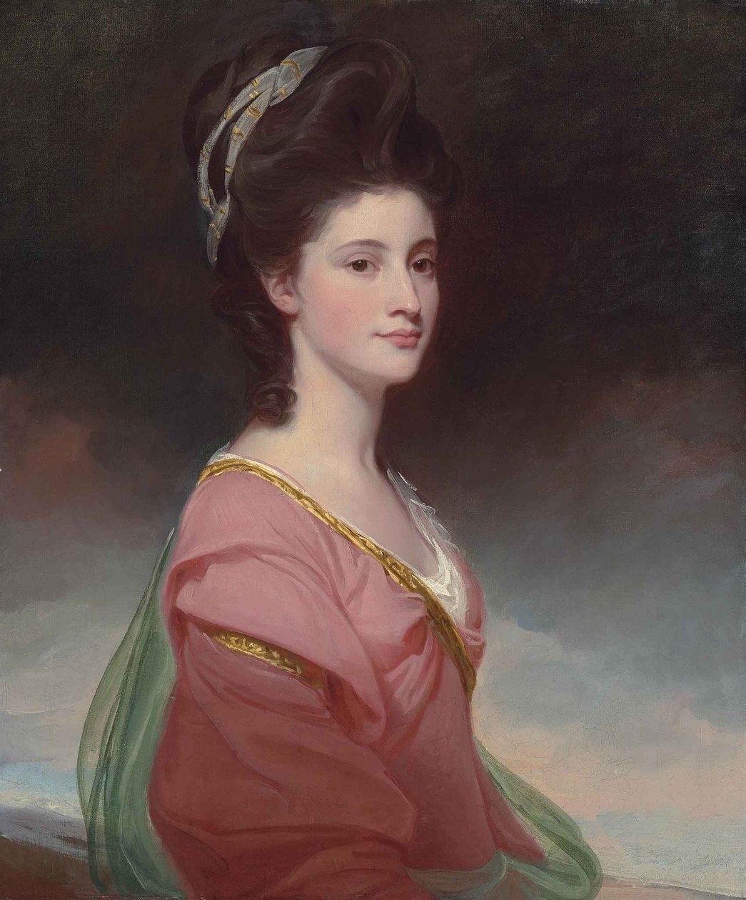 George Romney - Elizabeth Ramus door George Romney
