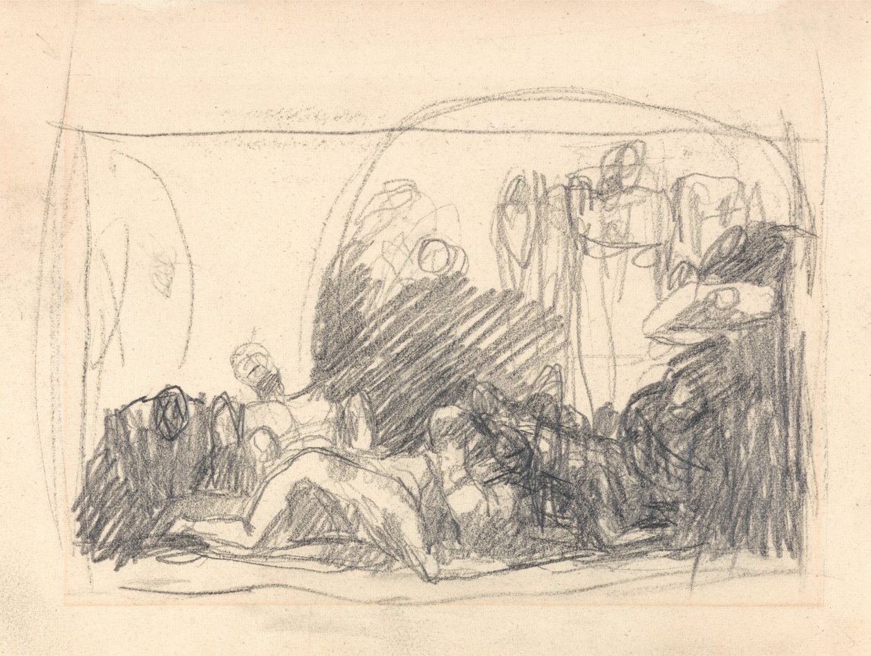 Howard op bezoek in de gevangenis door George Romney