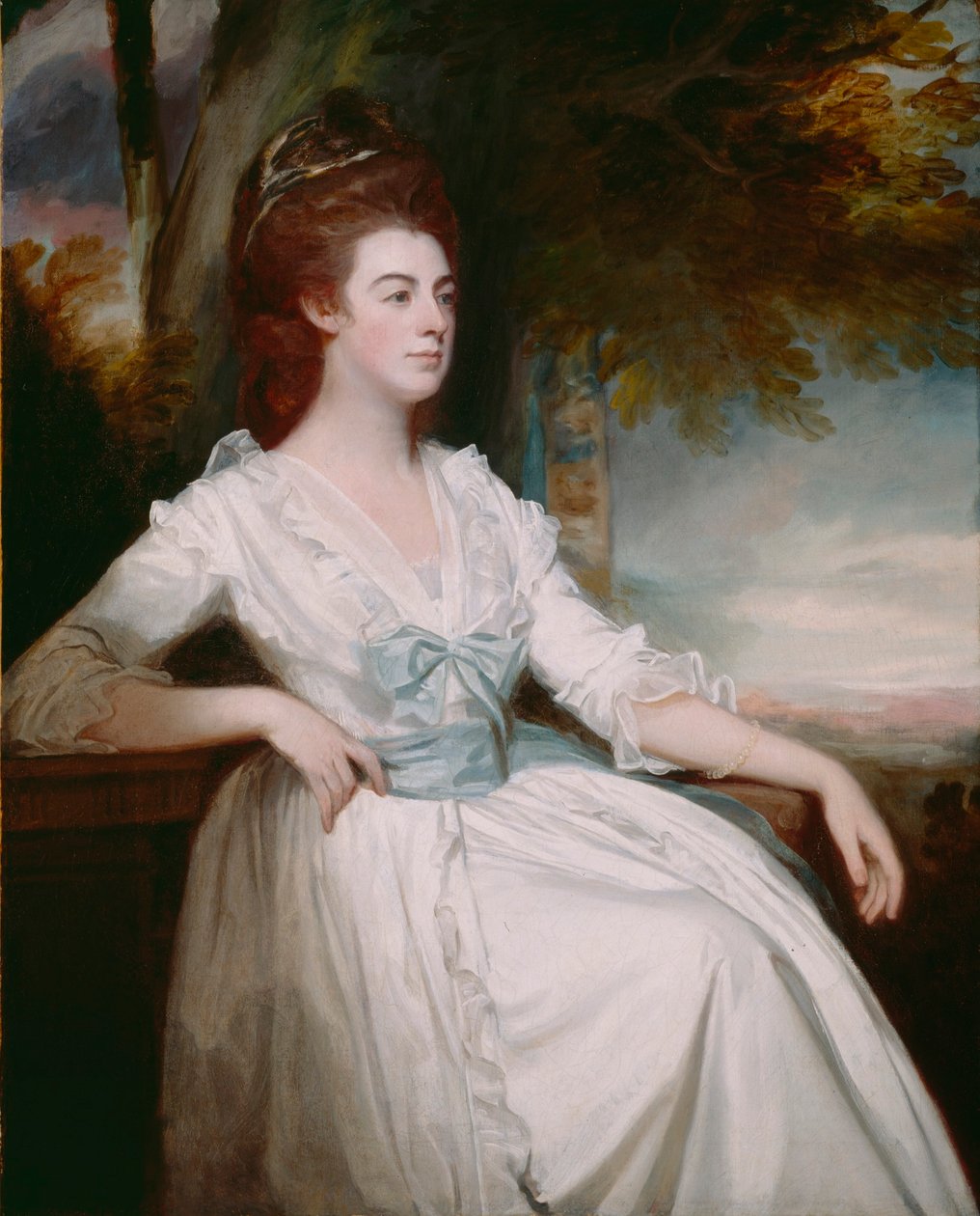 Miss Clavering door George Romney