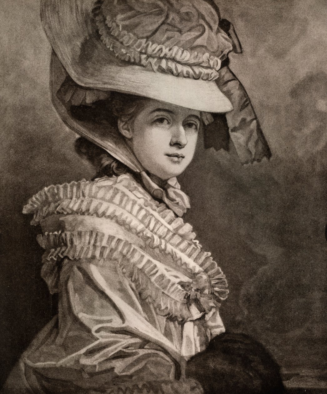 Miss Cumberland, late 18e eeuw, 1912 door George Romney