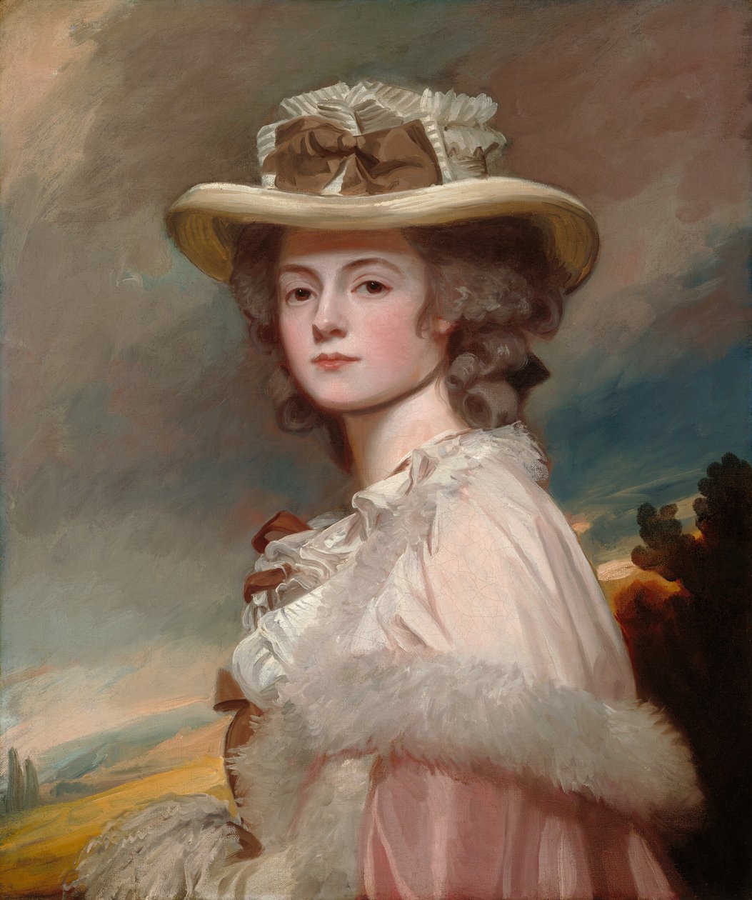 Mevrouw Davies Davenport door George Romney