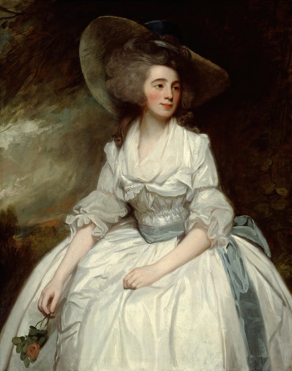 Mevrouw Francis Russell door George Romney