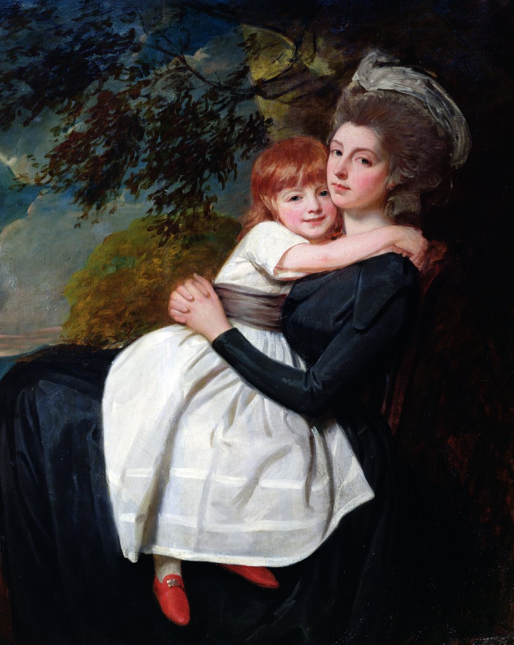 Mevrouw Stratford Canning door George Romney
