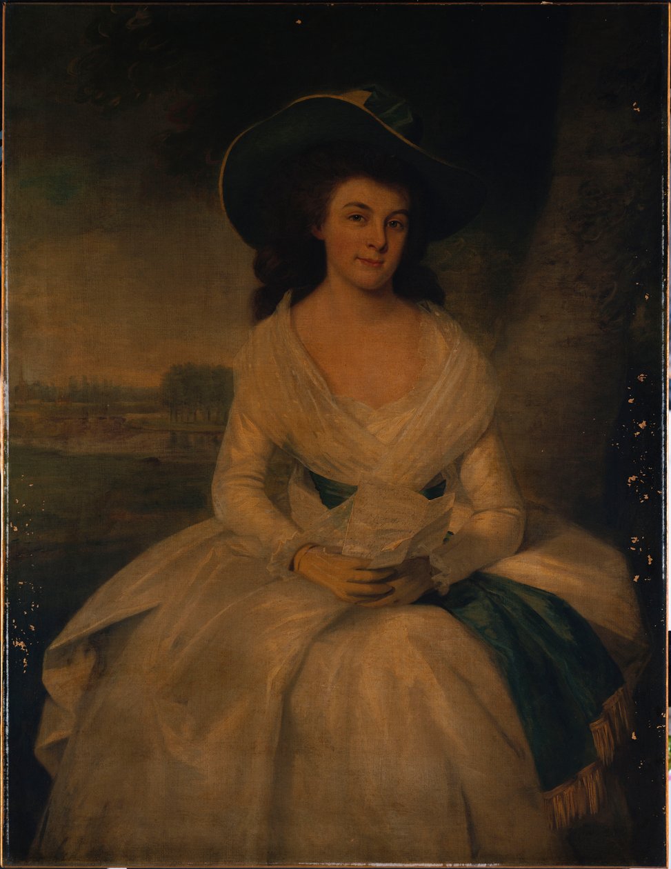 Portret van Lady Gordon door George Romney
