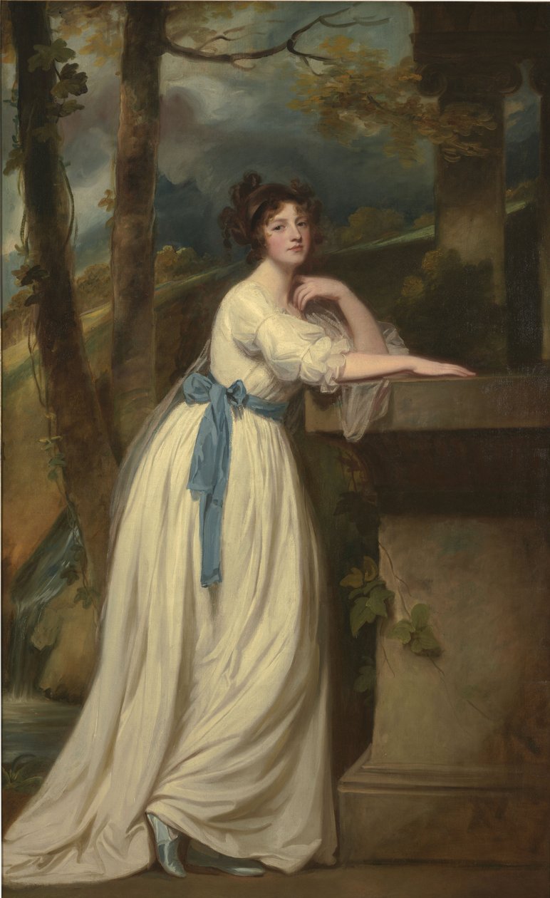 Portret van Mrs. Andrew Reid door George Romney
