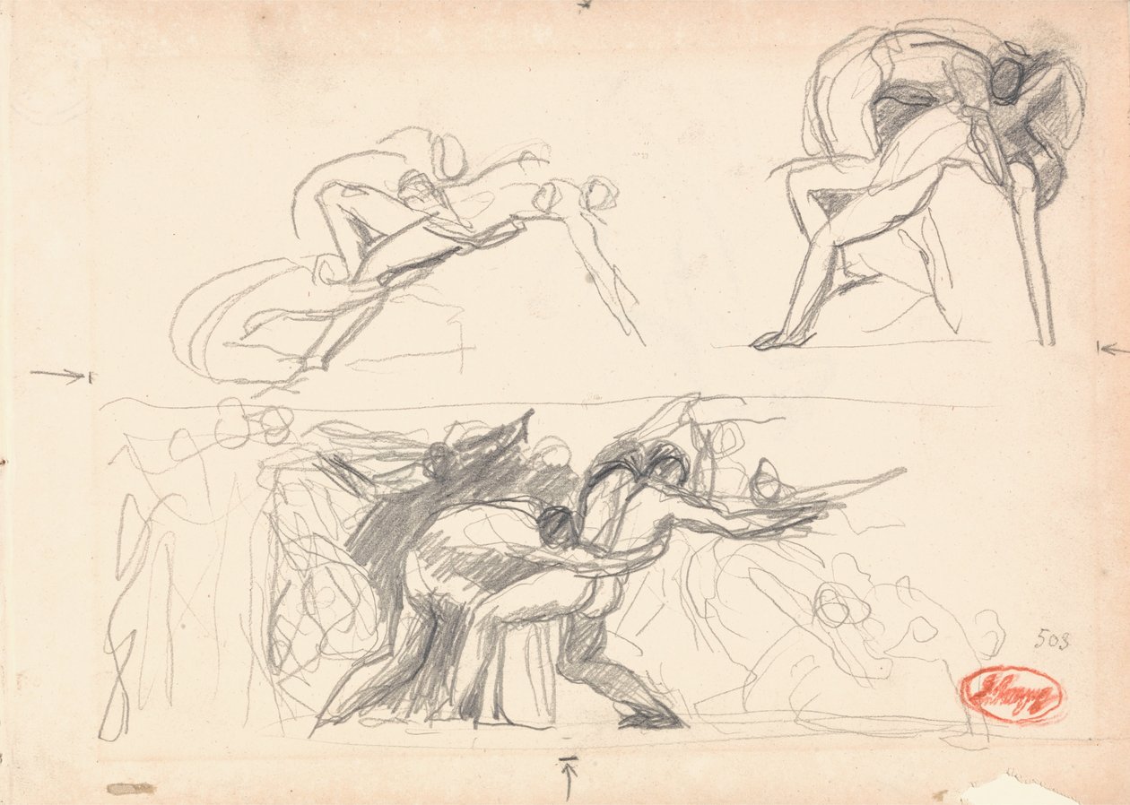 Mogelijk de hel, Adam en Eva door George Romney