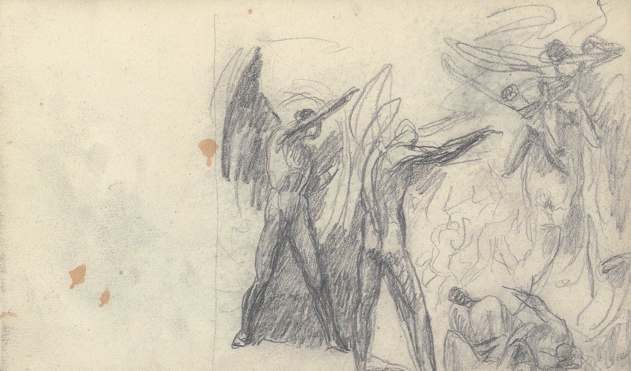 Schetsboektekening door George Romney