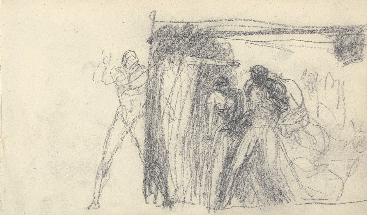 Schetsboektekening door George Romney