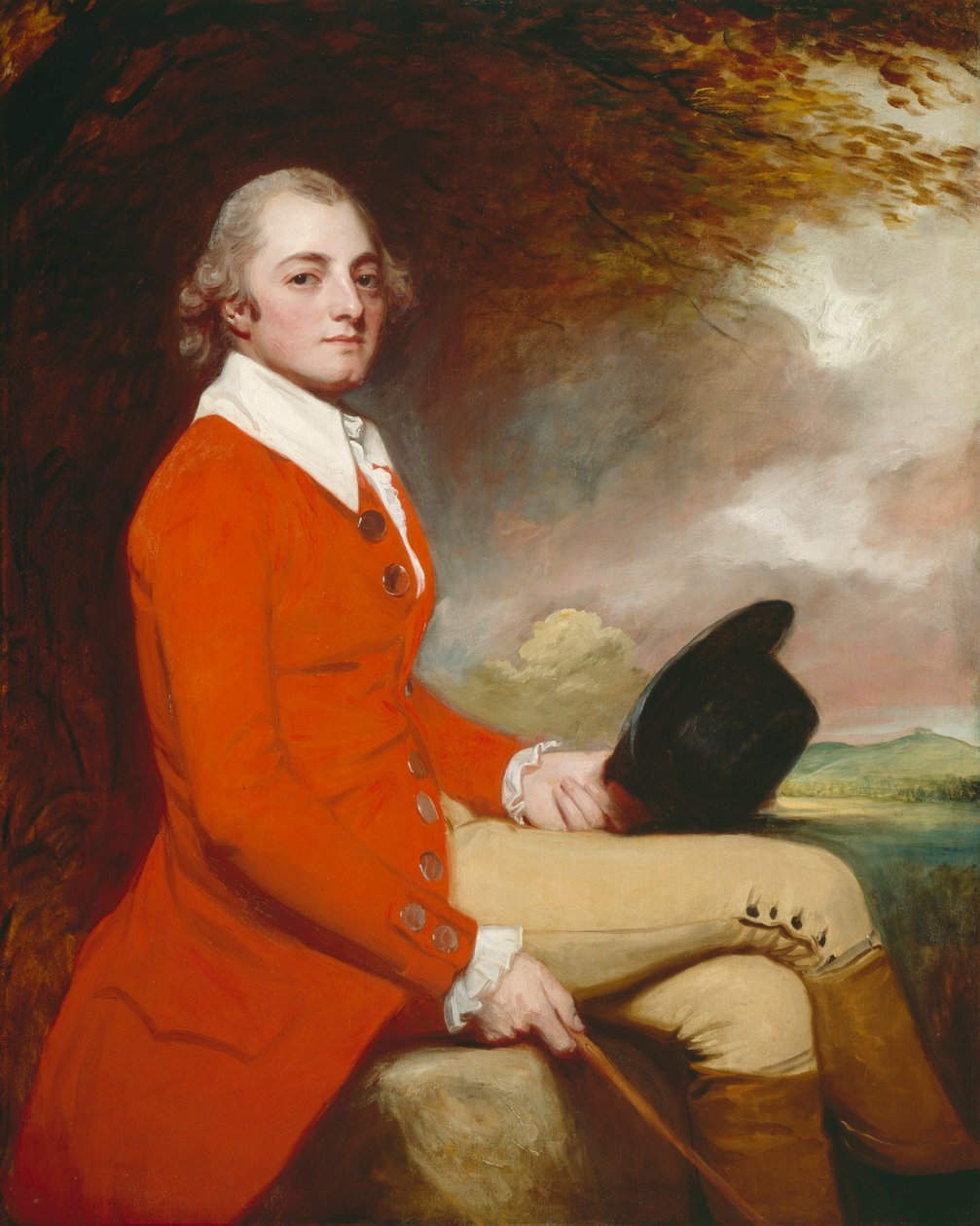 Thomas Grove uit Ferne, Wiltshire door George Romney