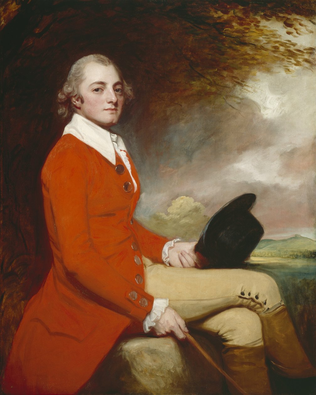 Thomas Grove van Ferne, Wiltshire, 1788 door George Romney