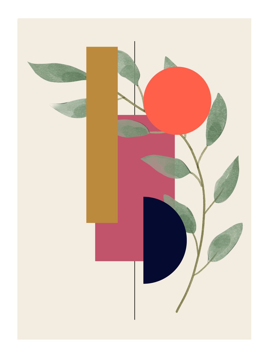 Abstracte tuin door George Rosaly