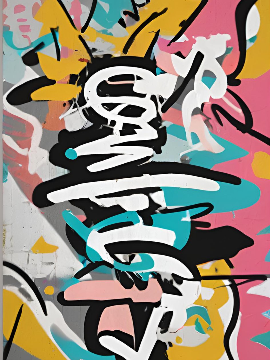 Dynamisch gefluister, 21e eeuw (schilderij) door George Rosaly