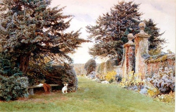 Bulwick, de poort door George Samuel Elgood