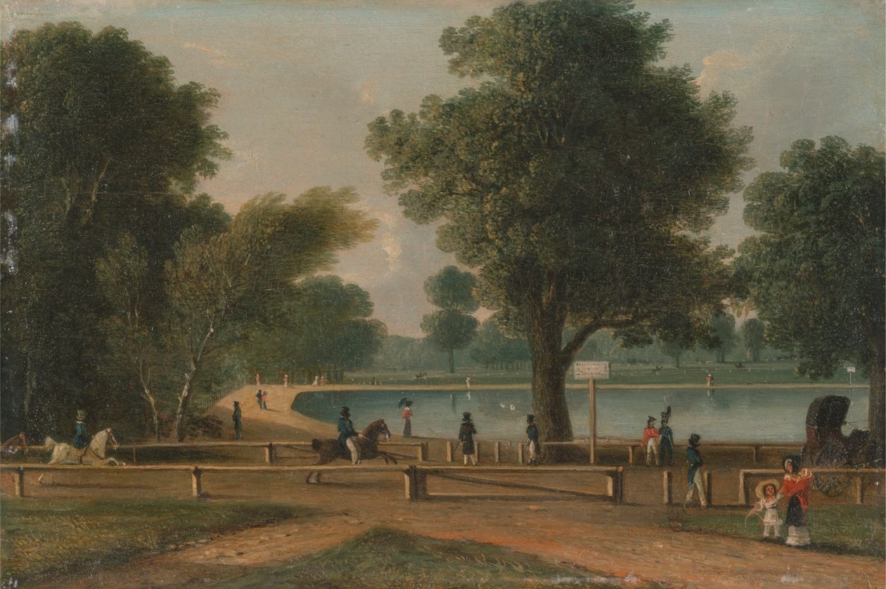 De Serpentine, Hyde Park door George Sidney Shepherd
