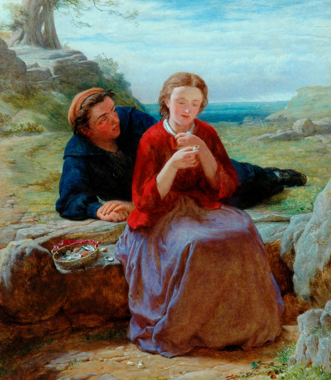 Het vrije uur, 1862 door George Smith