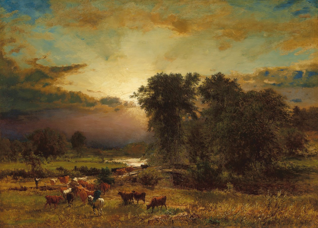 Triomferend licht door George Snr. Inness