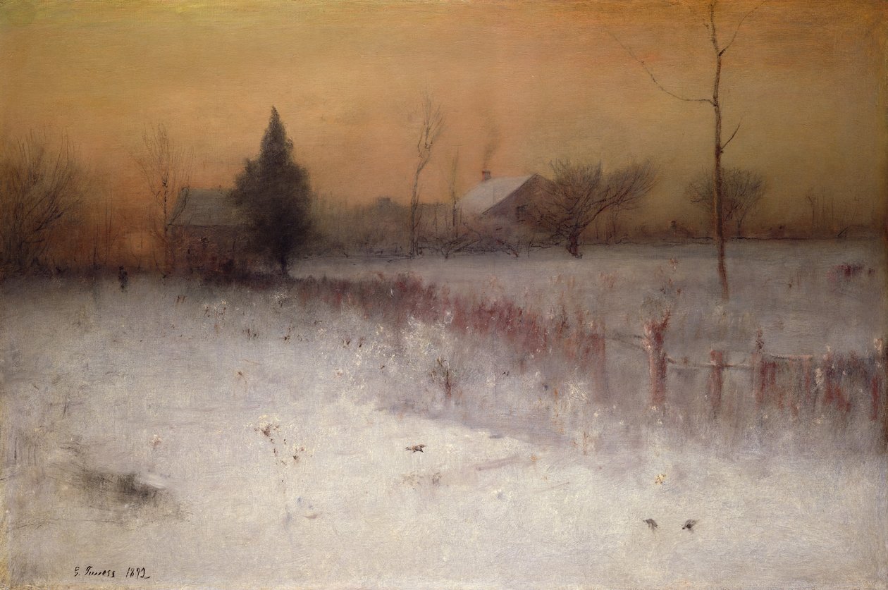 Het Huis in Montclair, 1892 door George Snr. Inness