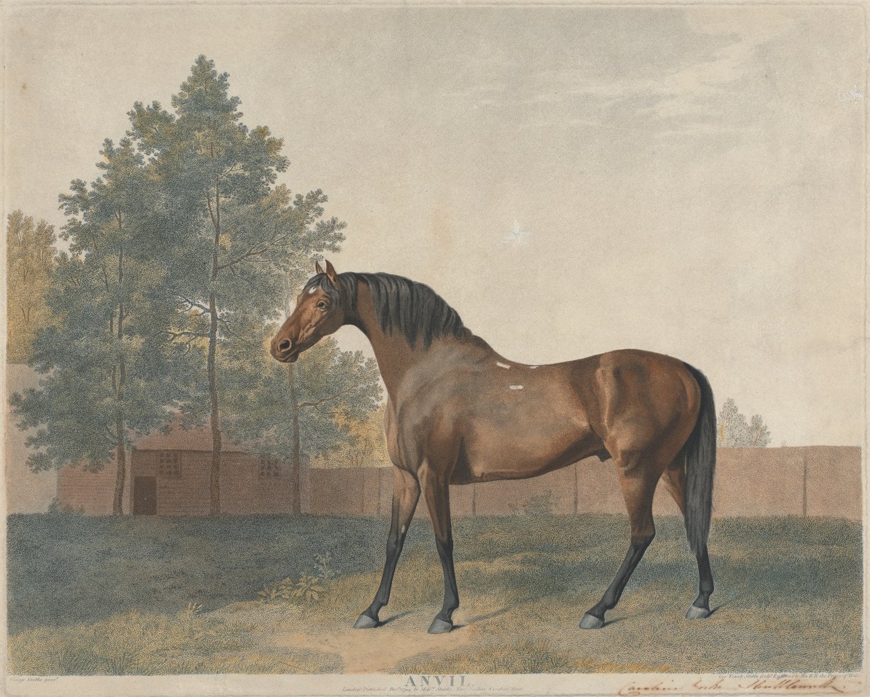 "Anvil" door George Stubbs