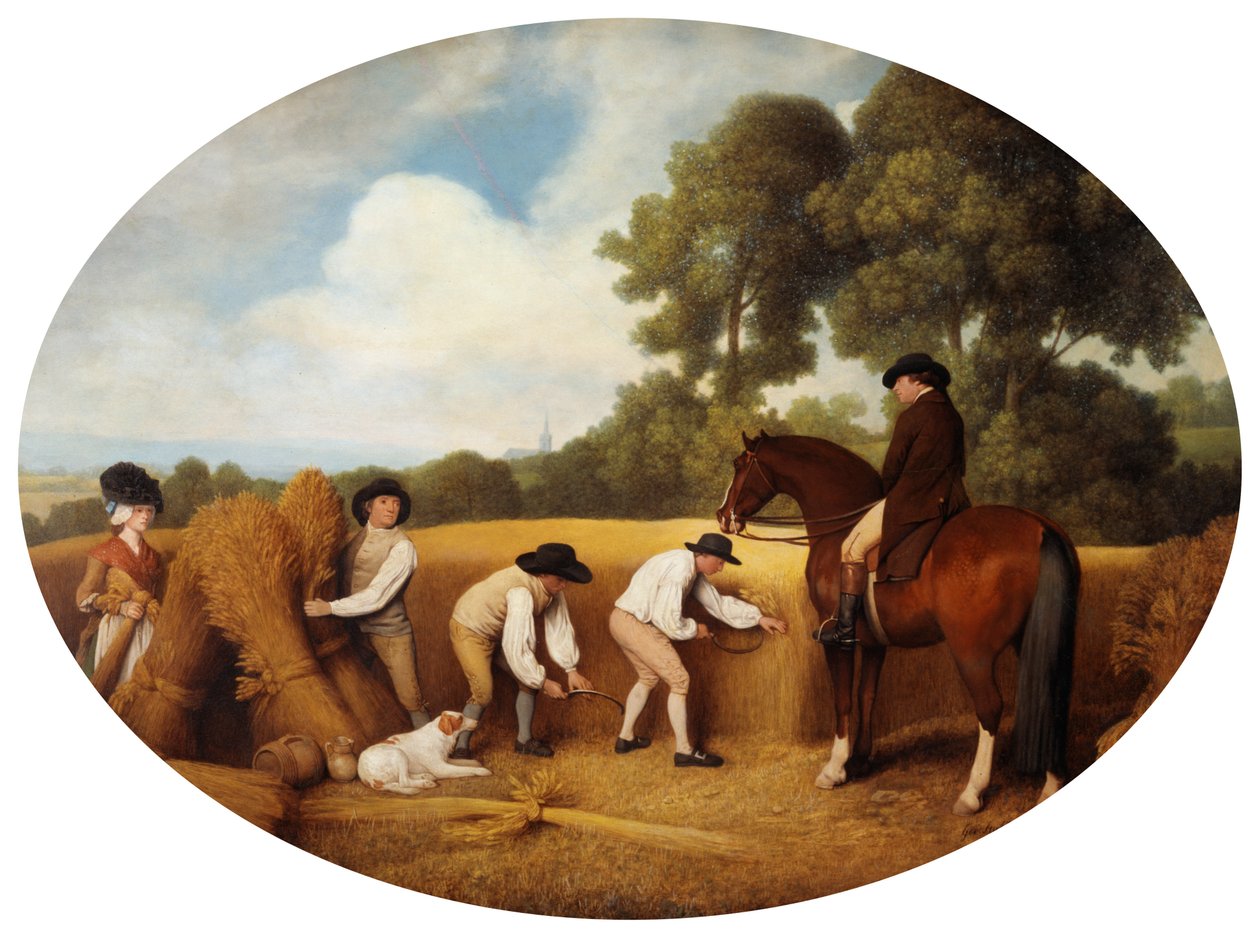 Maaiers door George Stubbs