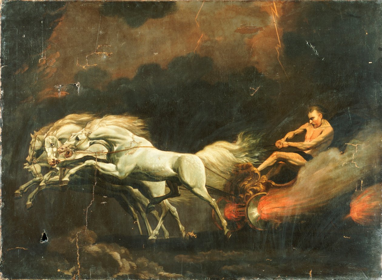 De val van Phaëton door George Stubbs