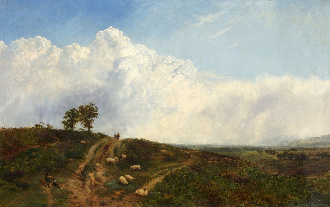 Kruispunten over de heide door George Vicat Cole