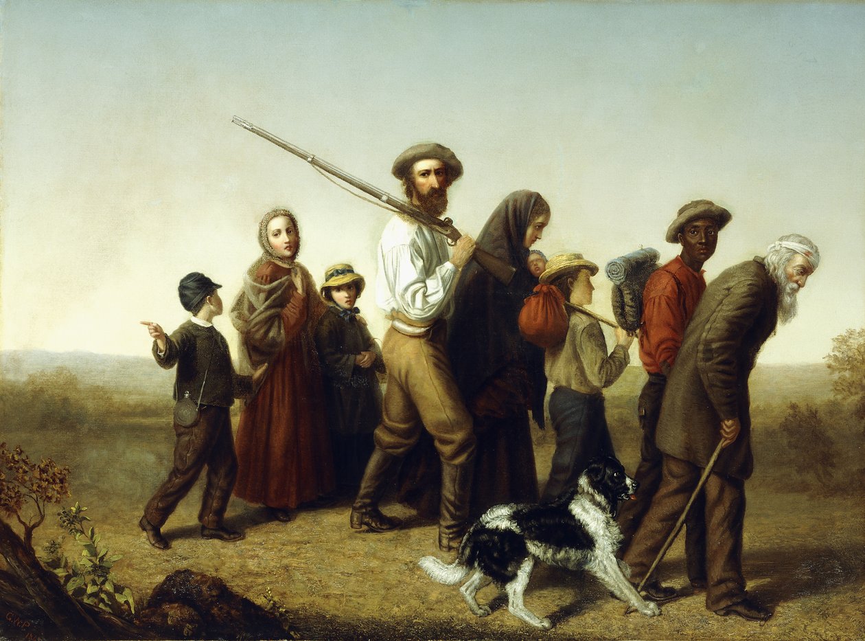 Union vluchtelingen door George W. Pettit
