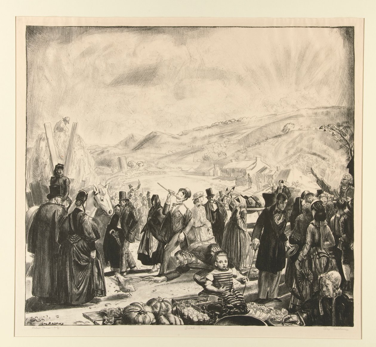 Ierse kermis door George Wesley Bellows