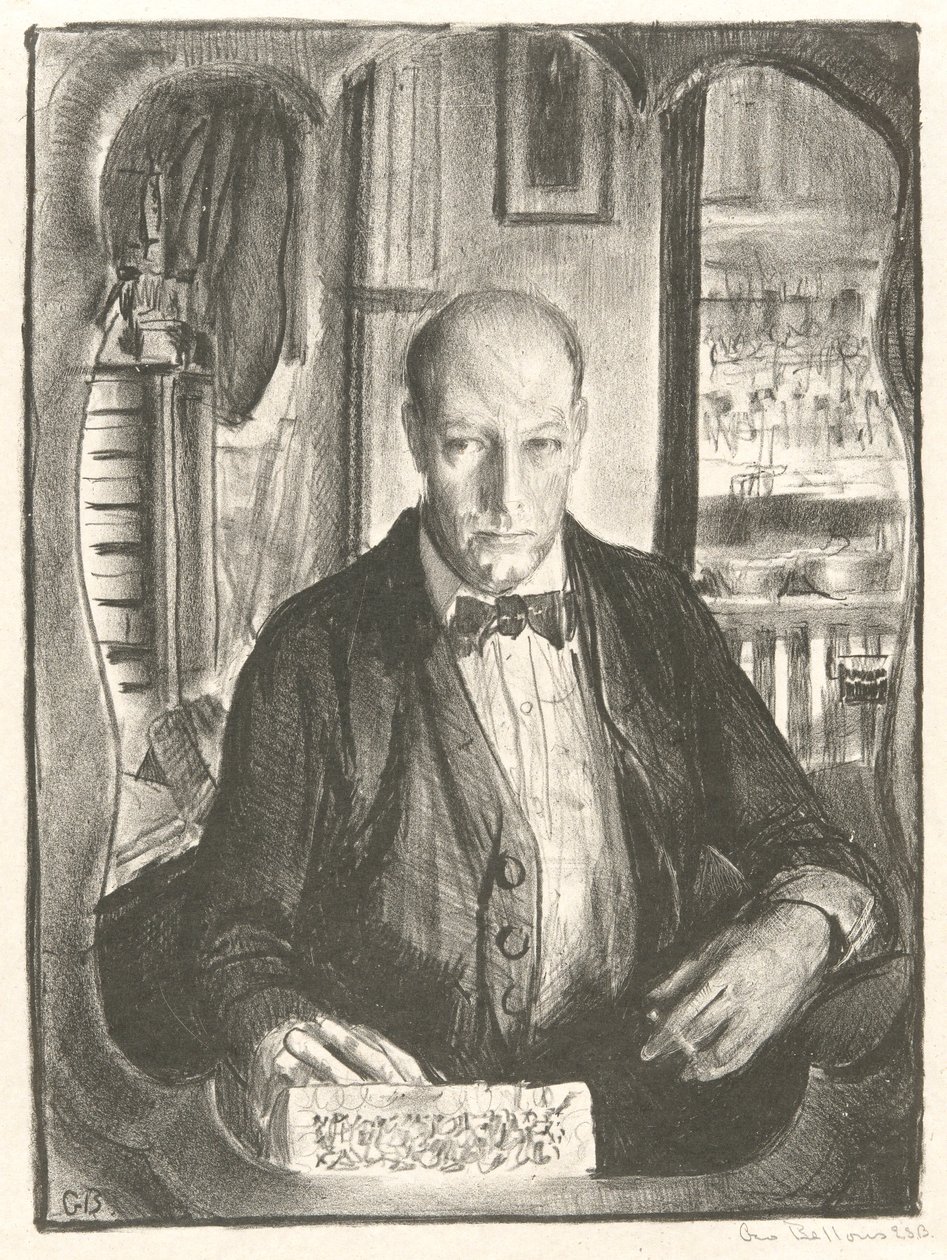 Zelfportret door George Wesley Bellows