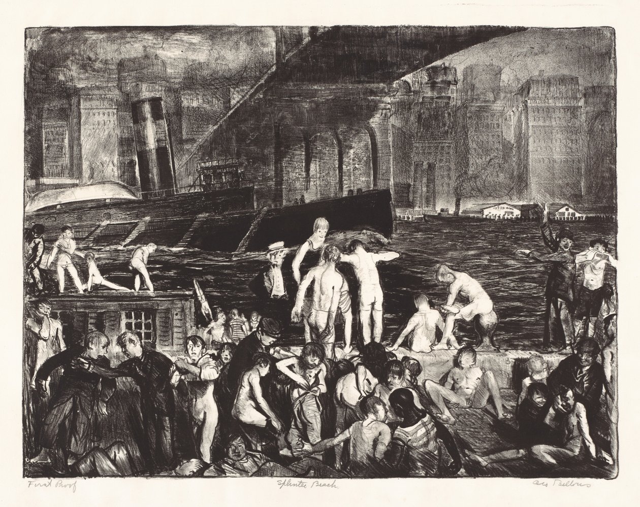 Splinterstrand door George Wesley Bellows