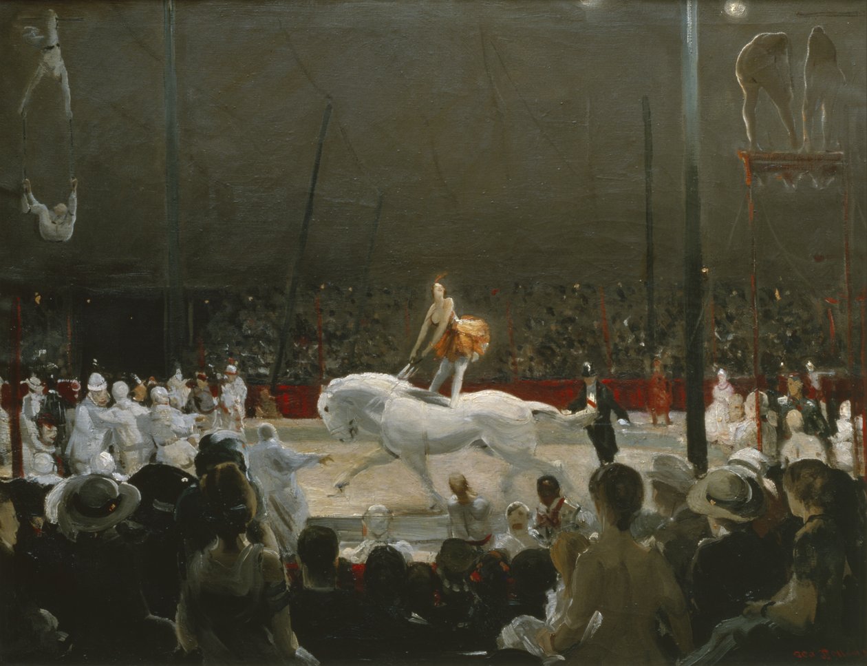 Het circus, 1912 door George Wesley Bellows