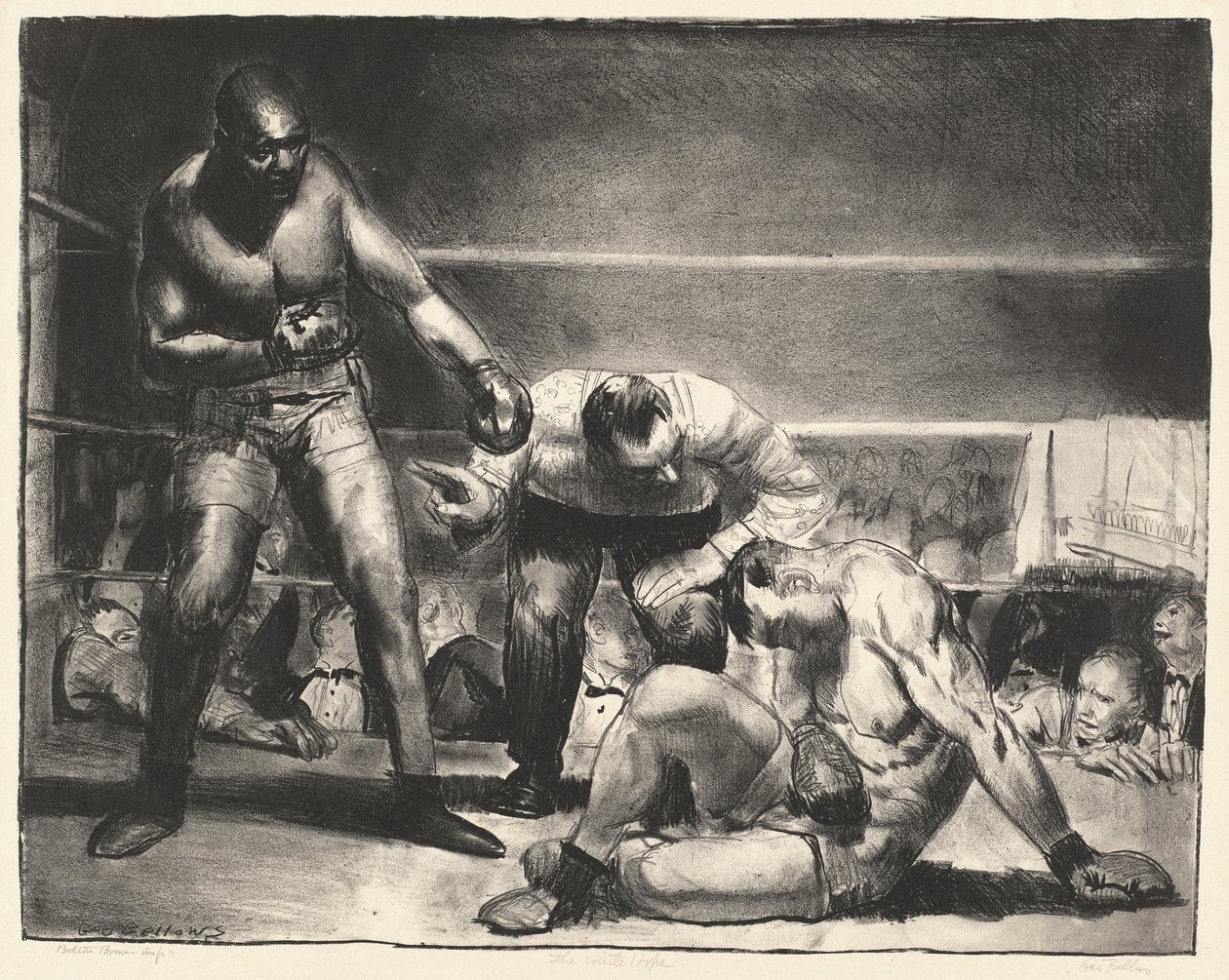 De Witte Hoop, 1921 door George Wesley Bellows