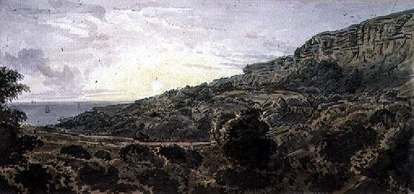 Landschap door George the Younger Barret