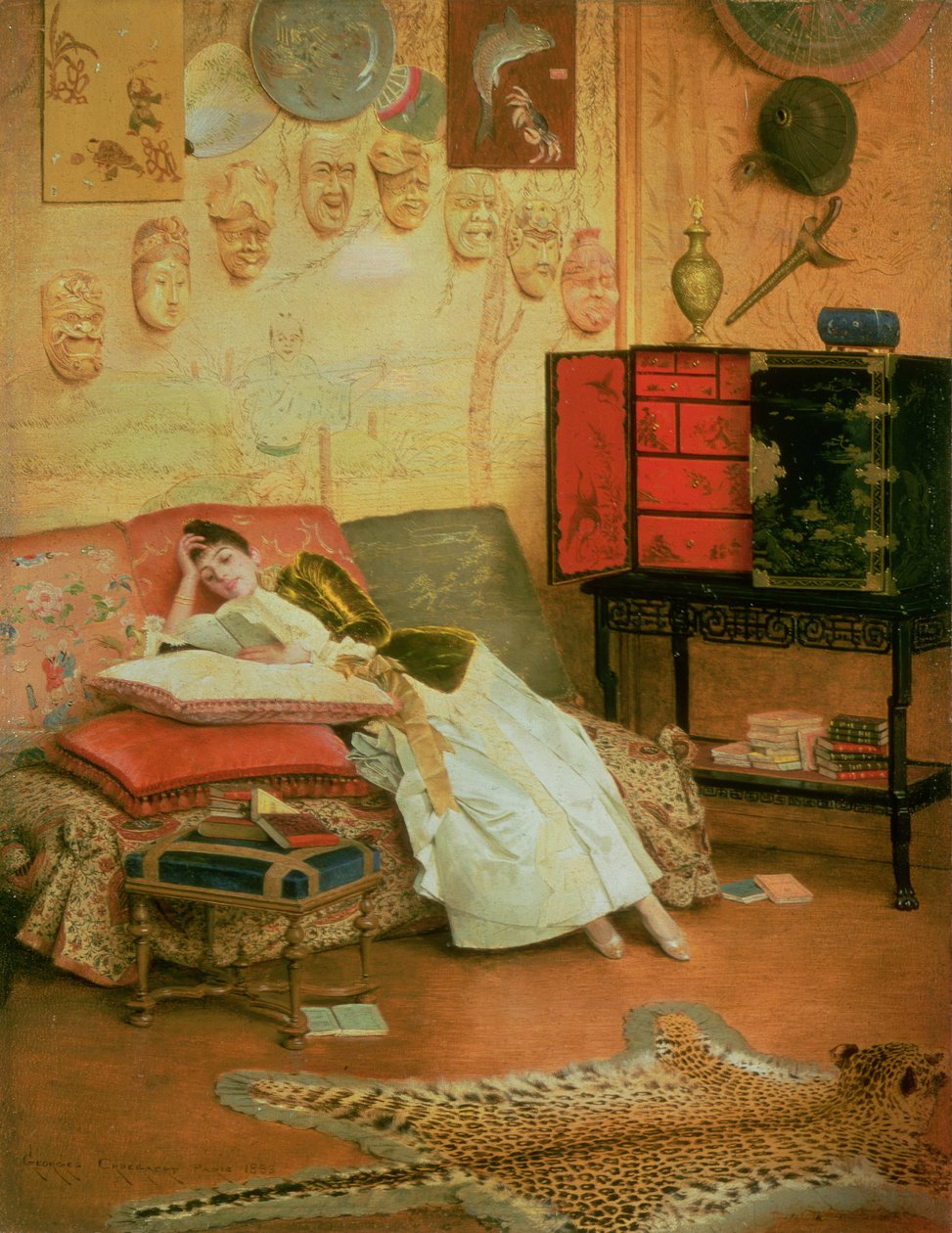 De Lezeres door Georges Croegaert