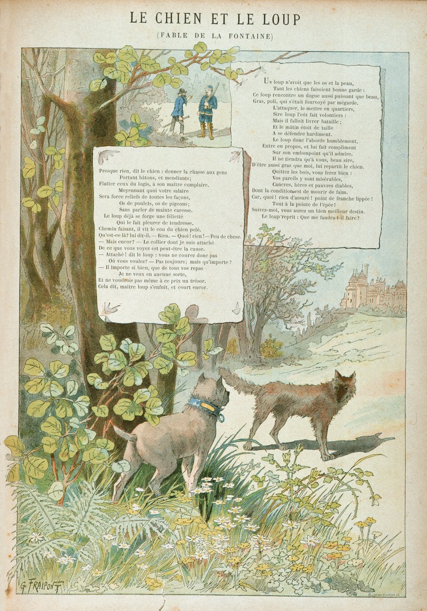 De Hond en de Wolf, uit 