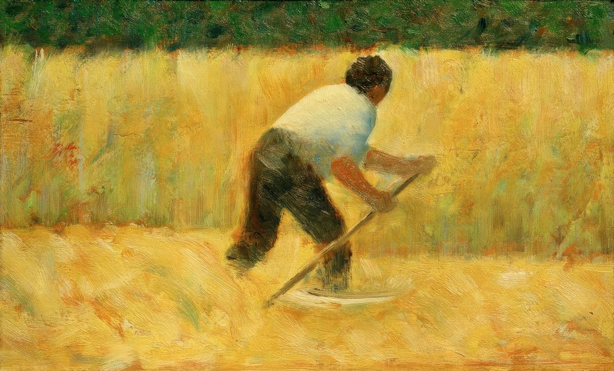 De Maaier door Georges Seurat