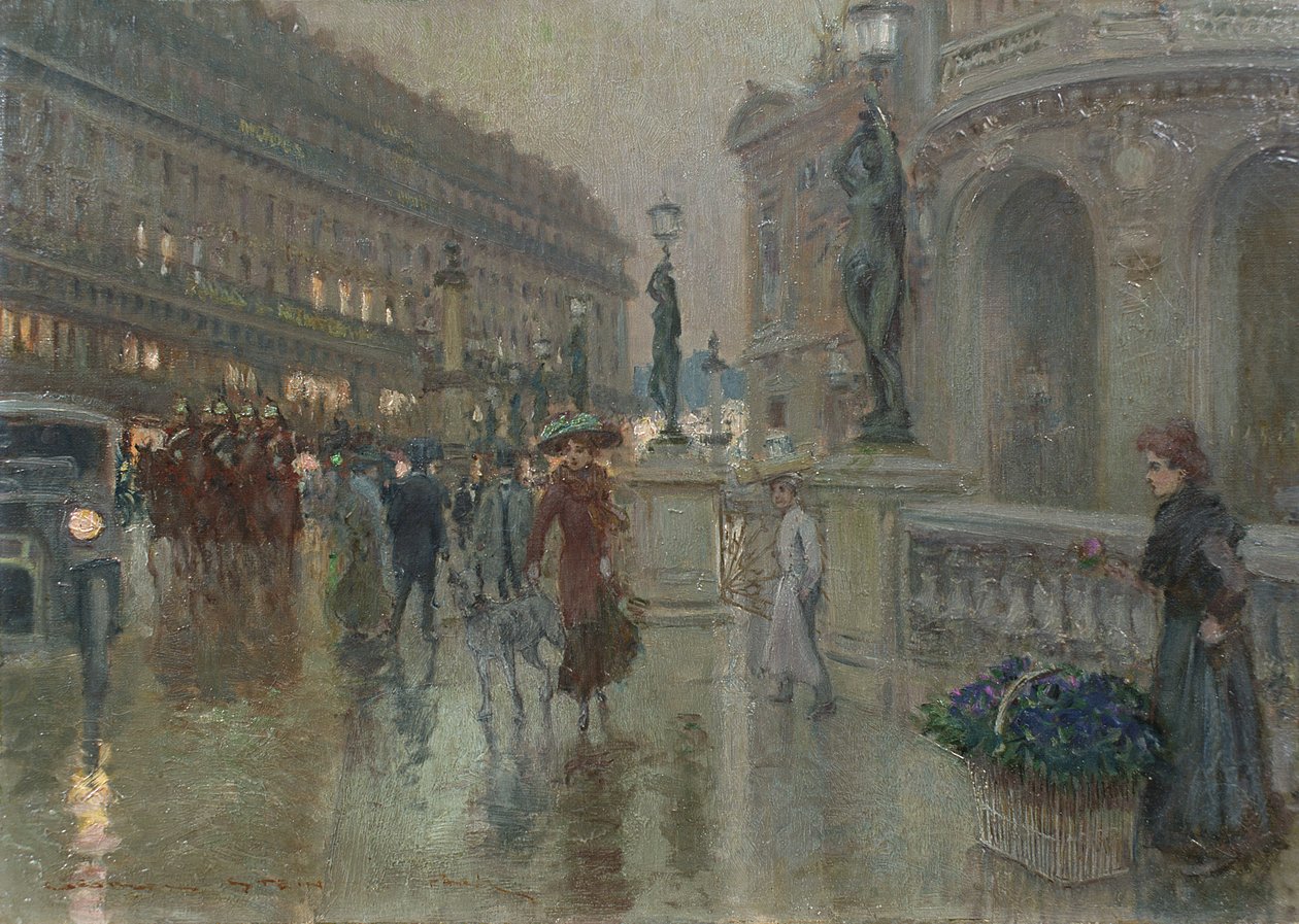 Parijs bij Nacht door Georges Stein