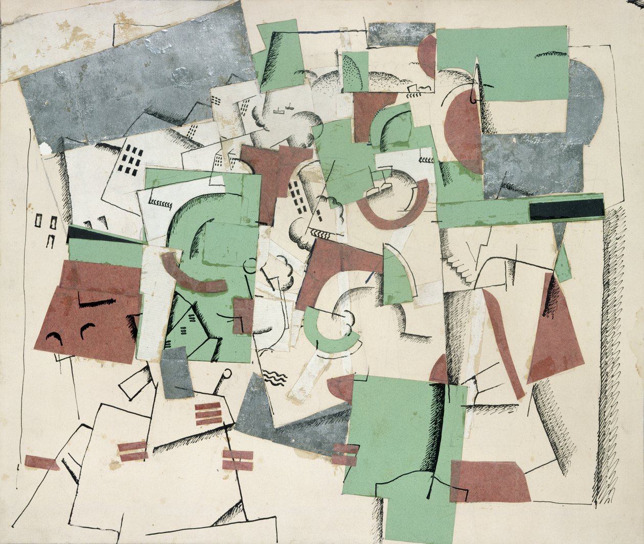Compositie, c.1920 door Georges Valmier