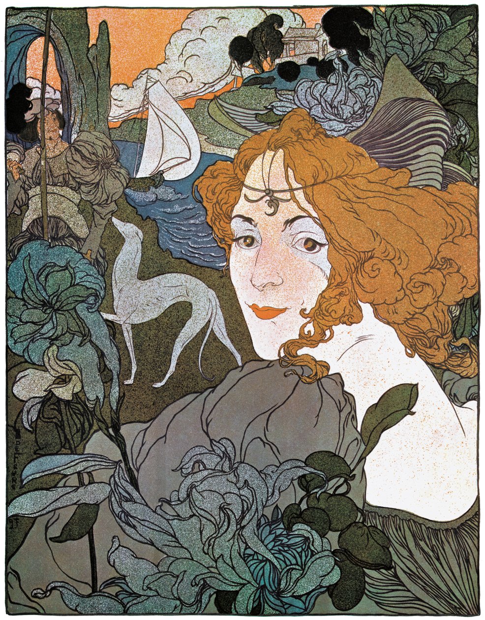 Diana, 1897 door Georges de Feure