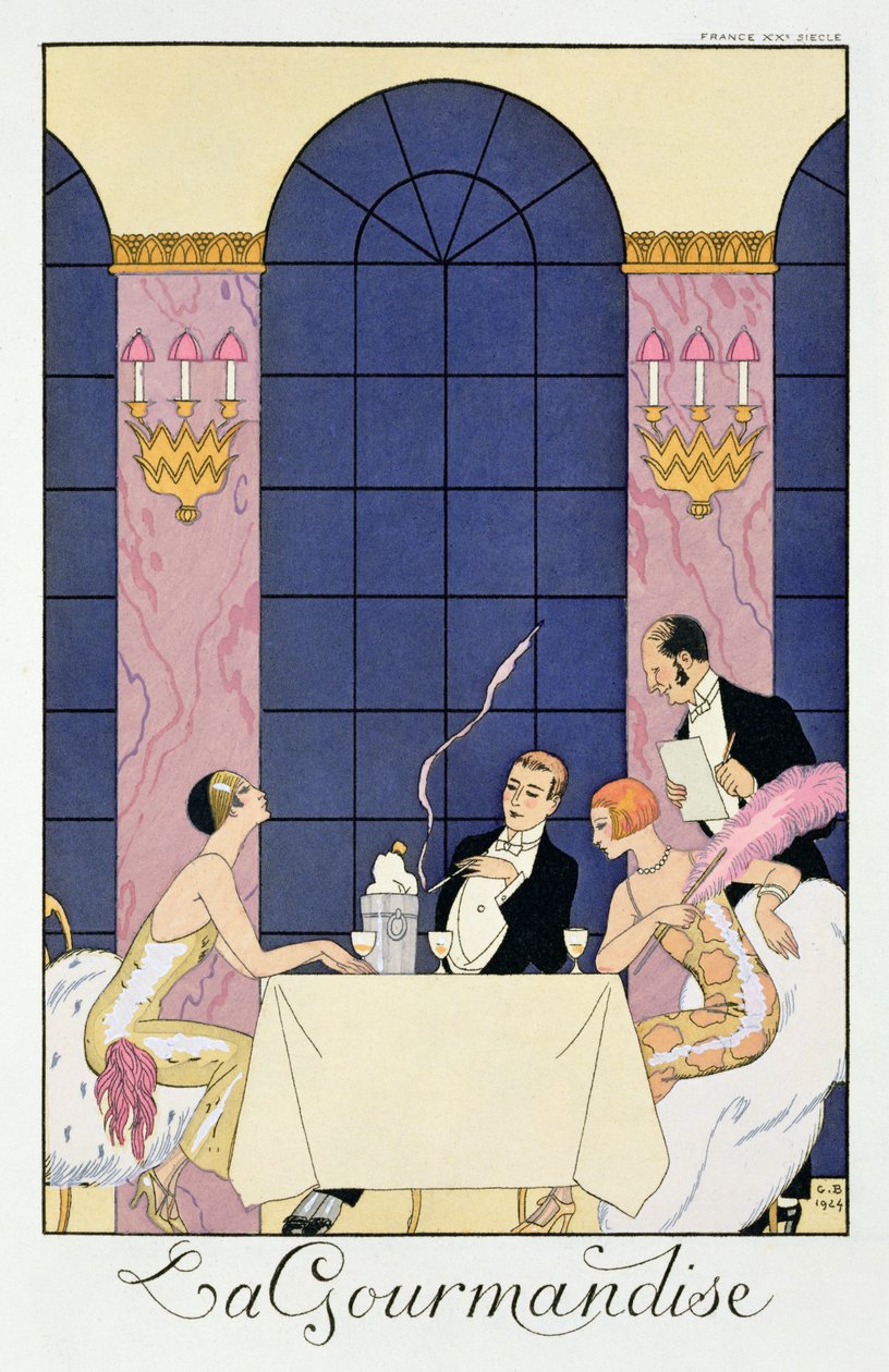 De Smulpapen door Georges (after) Barbier