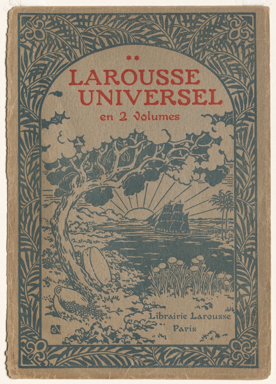 Larousse Universeel: Omslag Le Larousse Universel door Georges Auriol