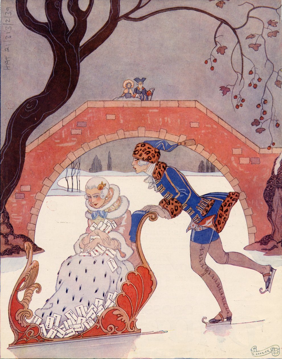 Abdulla sigaretten, 1925 door Georges Barbier