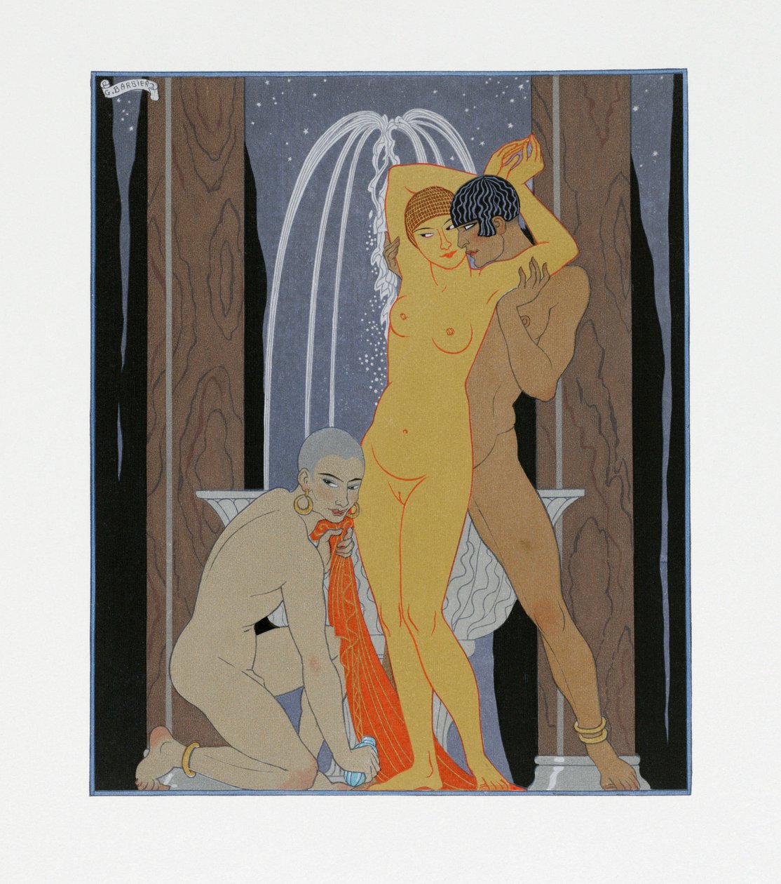 Clodia, onbeschaamde matrone door Georges Barbier
