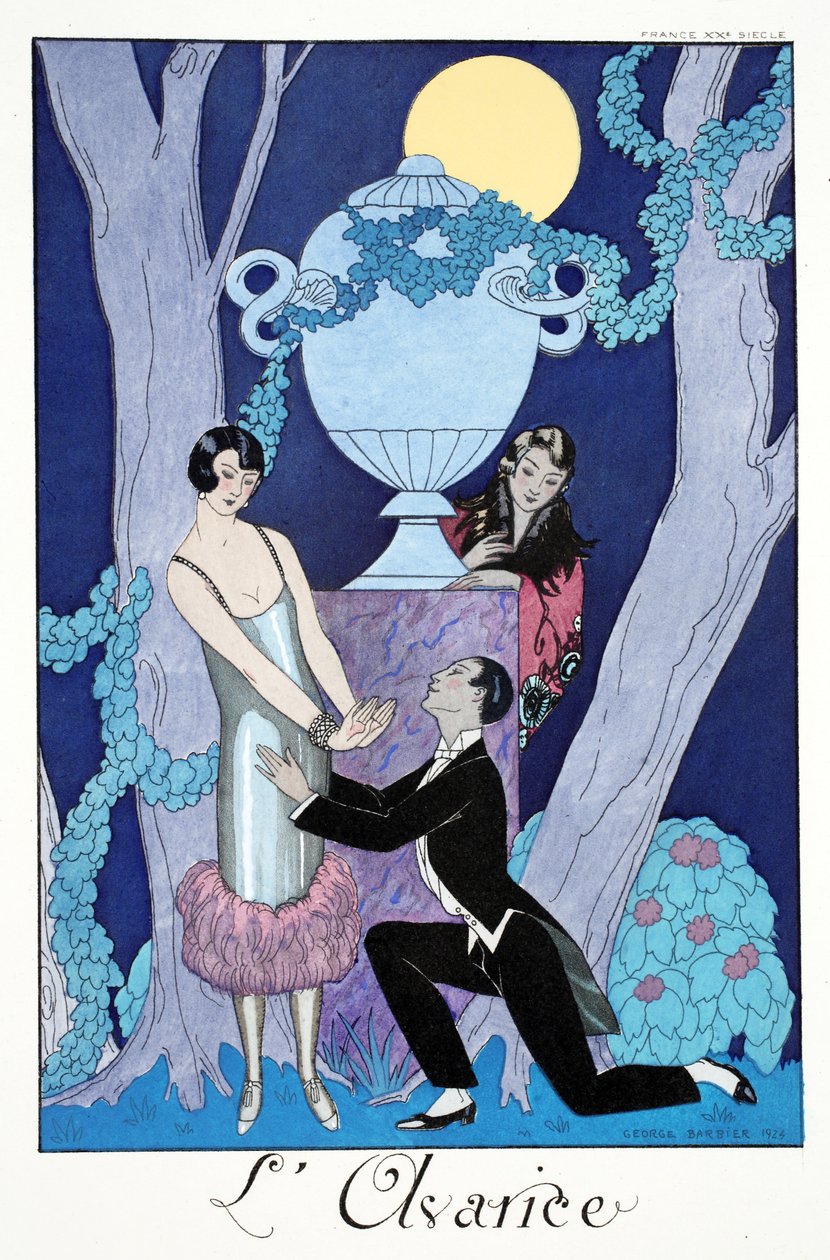 De gierigheid door Georges Barbier