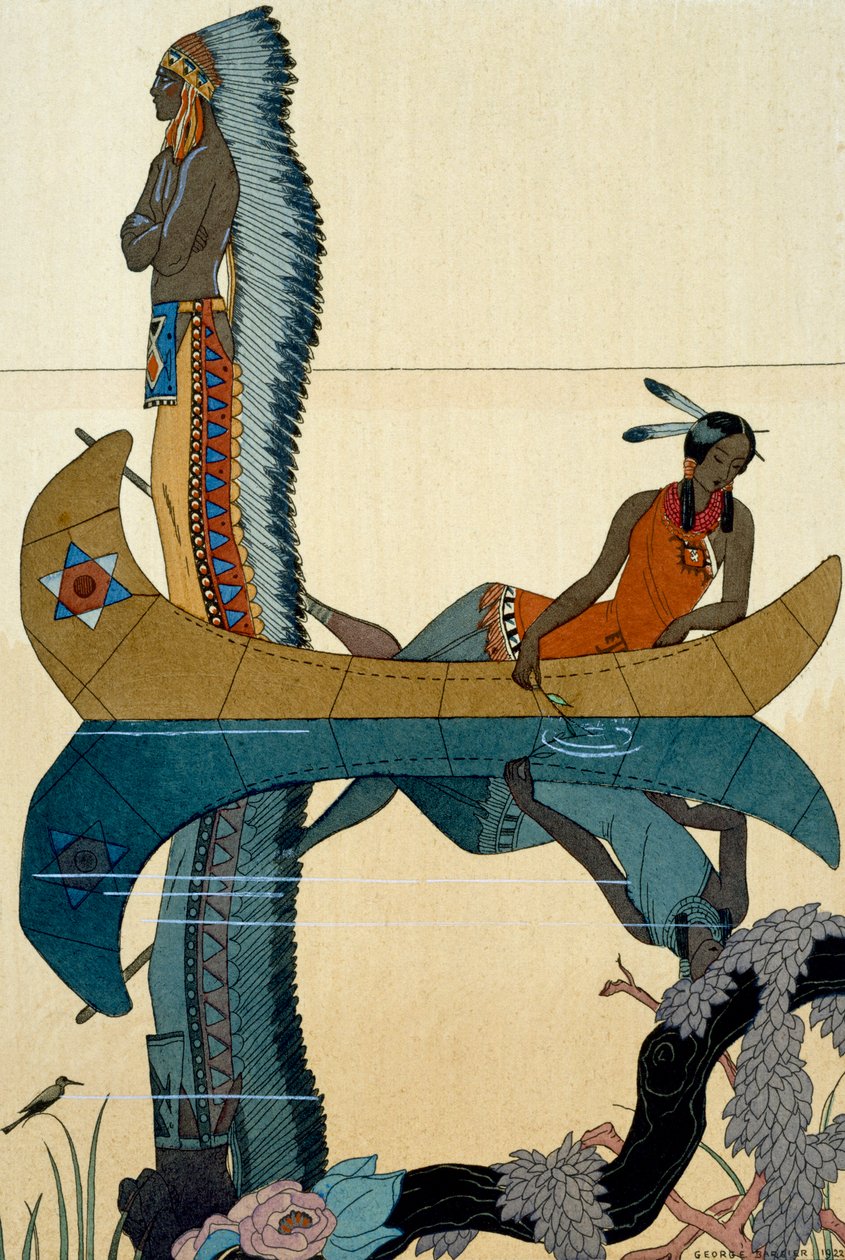 Op de Missouri door Georges Barbier