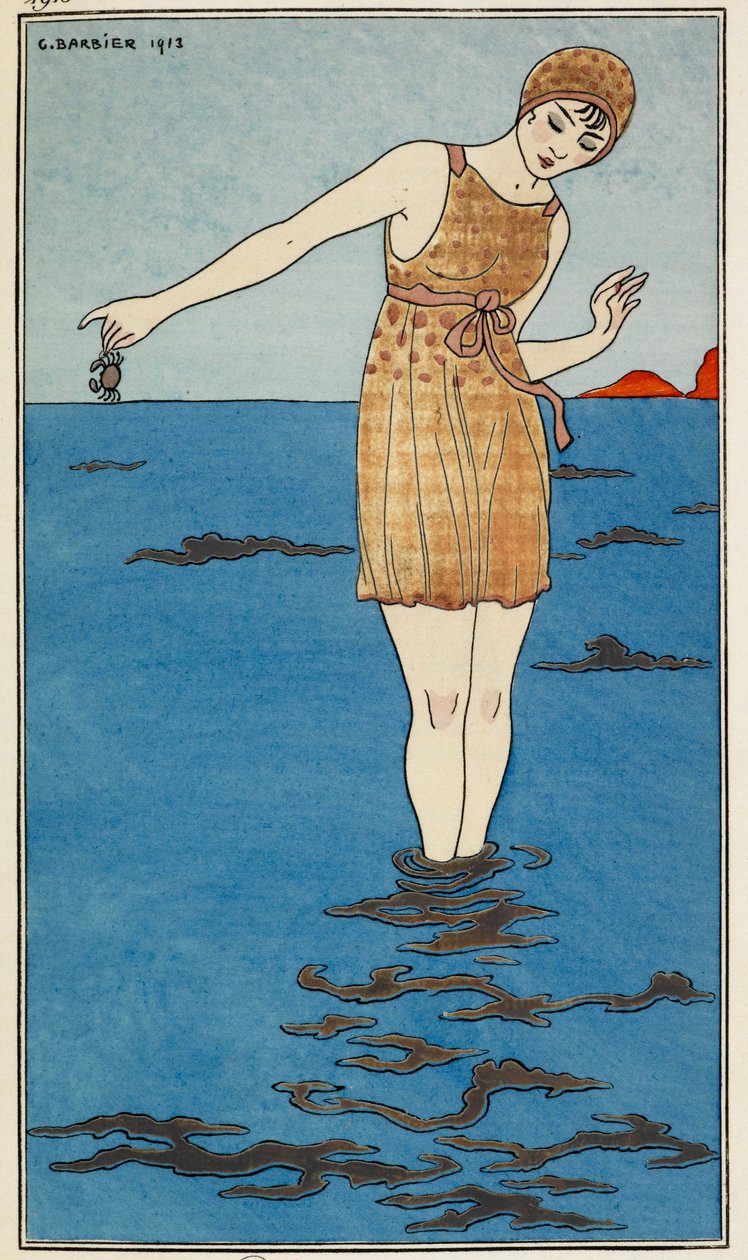Badkleding door Georges Barbier