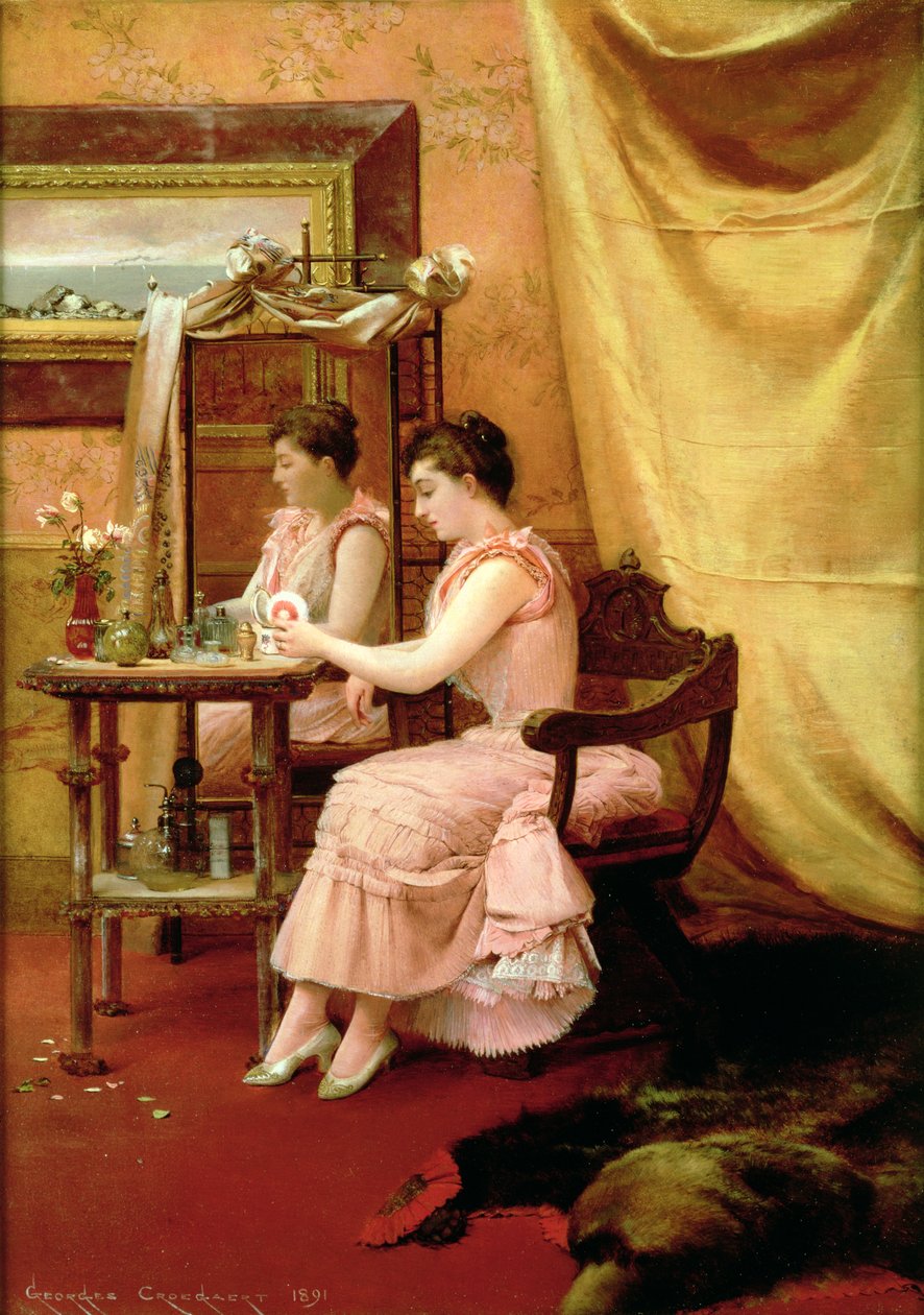 In het Boudoir door Georges Croegaert