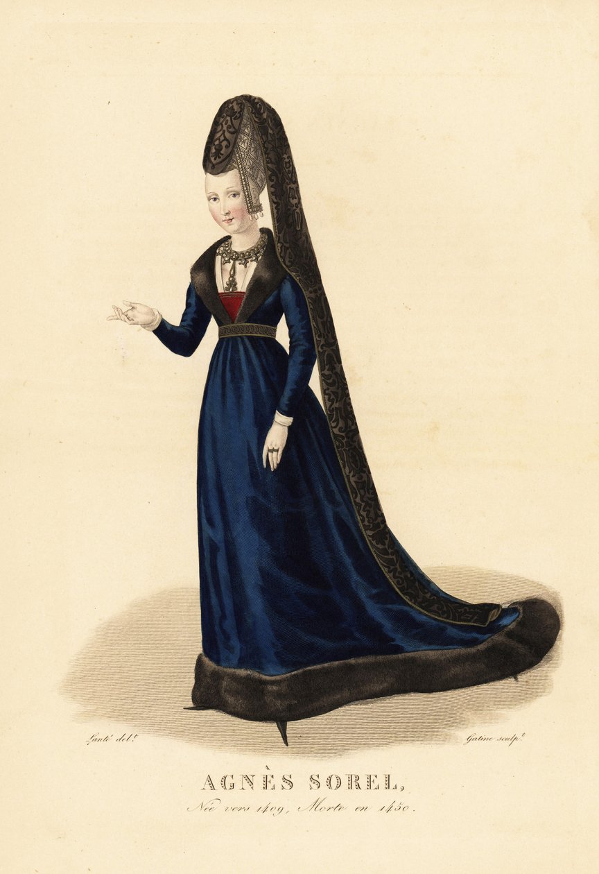 Agnes Sorel door Georges Jacques Gatine