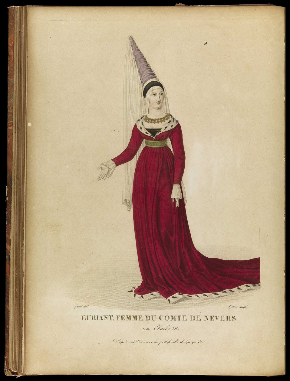 Euryanthe, late 18e eeuw door Georges Jacques Gatine